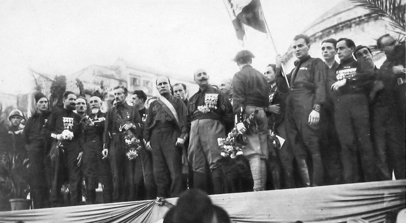 Mussolinis Marsch auf Rom (public domain)